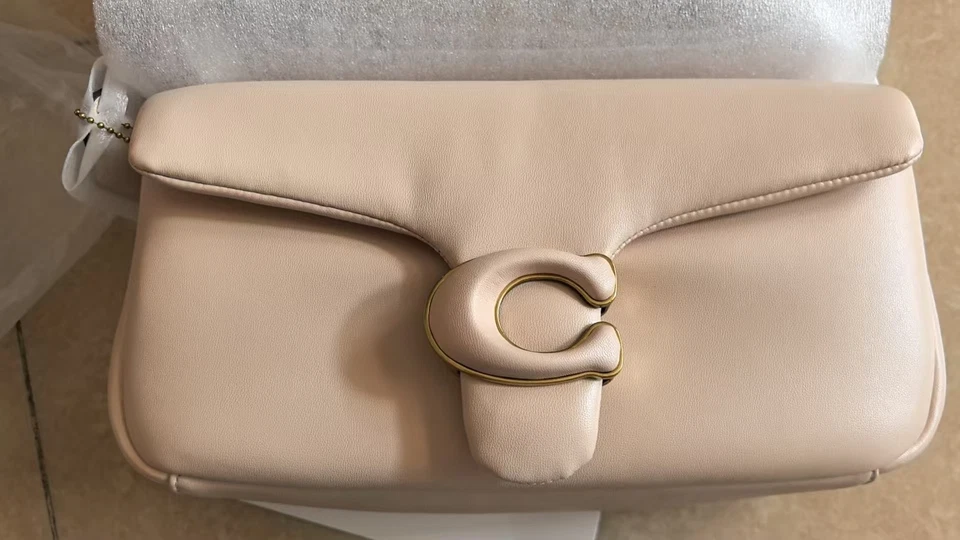 Bandolera C0772 Almohada Tabby 26 Cuero Marfil Foto 2 de 4