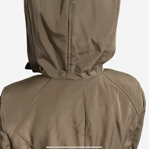 Calvin Klein Trench Coat Size Petite Small PS Detachable Hood Button Down Lined - Picture 9 of 17