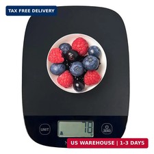 Food Scale Kitchen Scales Digital Weight Grams  Ounces Black