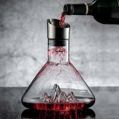 Eisberg Glas 1,5L Dekanter Bargeschirr Glaswaren Alkohol Wein Whisky Ausgießer Karaffe