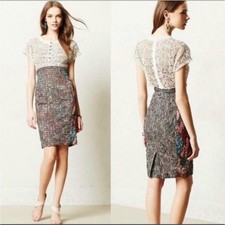 ANTHROPOLOGIE Beguile By Byron Lars Lace Study Dress Size 2 Cocktail Boho Party