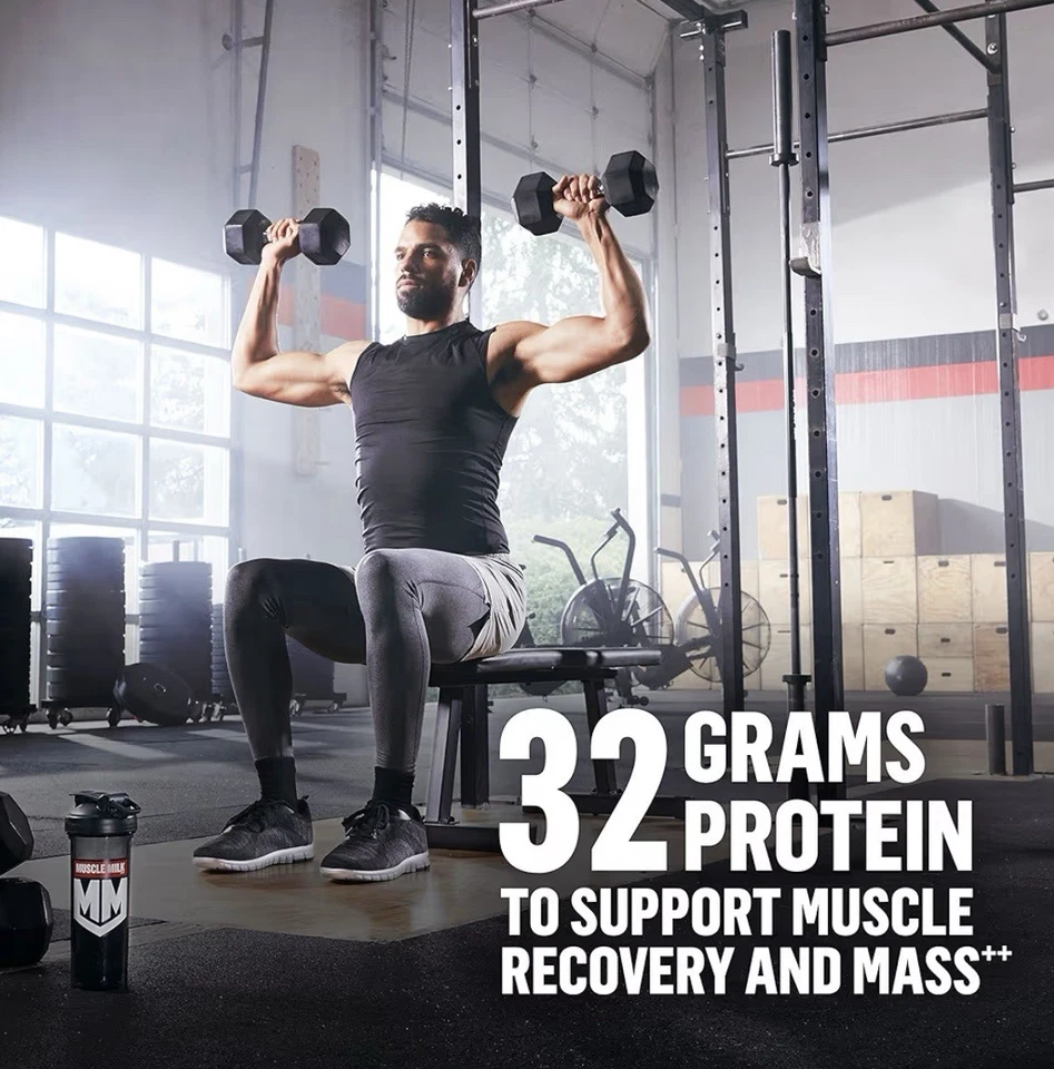 Proteína em pó para ganhador de leite muscular creme de baunilha 32g proteína 5 lb. Expira em 20/12/2025 - Imagem 4 de 4