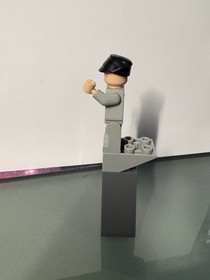 LEGO Imperial Crew (Black Cap) Minifigure (sw0693) Star Wars Empire Printed Leg