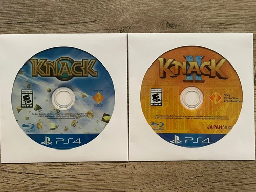 Knack & Knack 2; Loose (Sony PlayStation 4, 2013 & 2017)