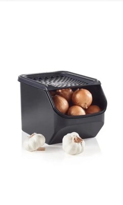 Tupperware Onion & Garlic Smart Container 3 Liter Black