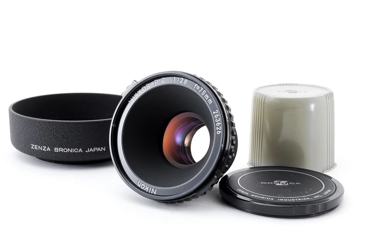 [Near Mint] Nikon Nikkor P.C 75mm F/2.8 for Zenza Bronica S2 EC TL JAPAN  #1243