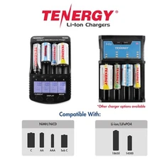 Tenergy Charger for 3.6V 3.7V Li-ion Battteries