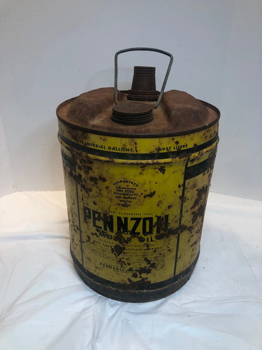 Pennzoil 5 Gallon Can In Collectible Gas & Oil Advertising Cans