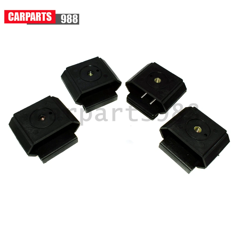 Nuevos clips de soporte de parachoques delantero negros para Mercedes-Benz W201 190E 190D 2018800114 Foto 2 de 4