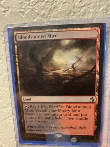 MTG FOIL Bloodstained Mire  – Khans of Tarkir Card # 230 - Picture 1 of 1