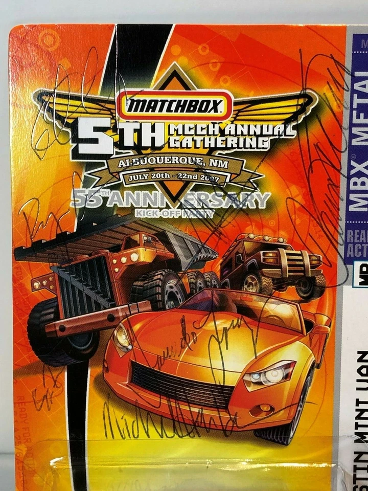 MATCHBOX MB31 '65 AUSTIN MINI VAN CHROME BLUE MCCH 5th GATHERING CONVENTION 2007 - Image 2 of 4