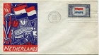 1943 USA Netherlands With Our Victory - FDC Staehle Cachet