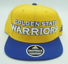 NBA Golden State Warriors Adidas Adult Structured Adjustable Fit Cap Hat NEW!