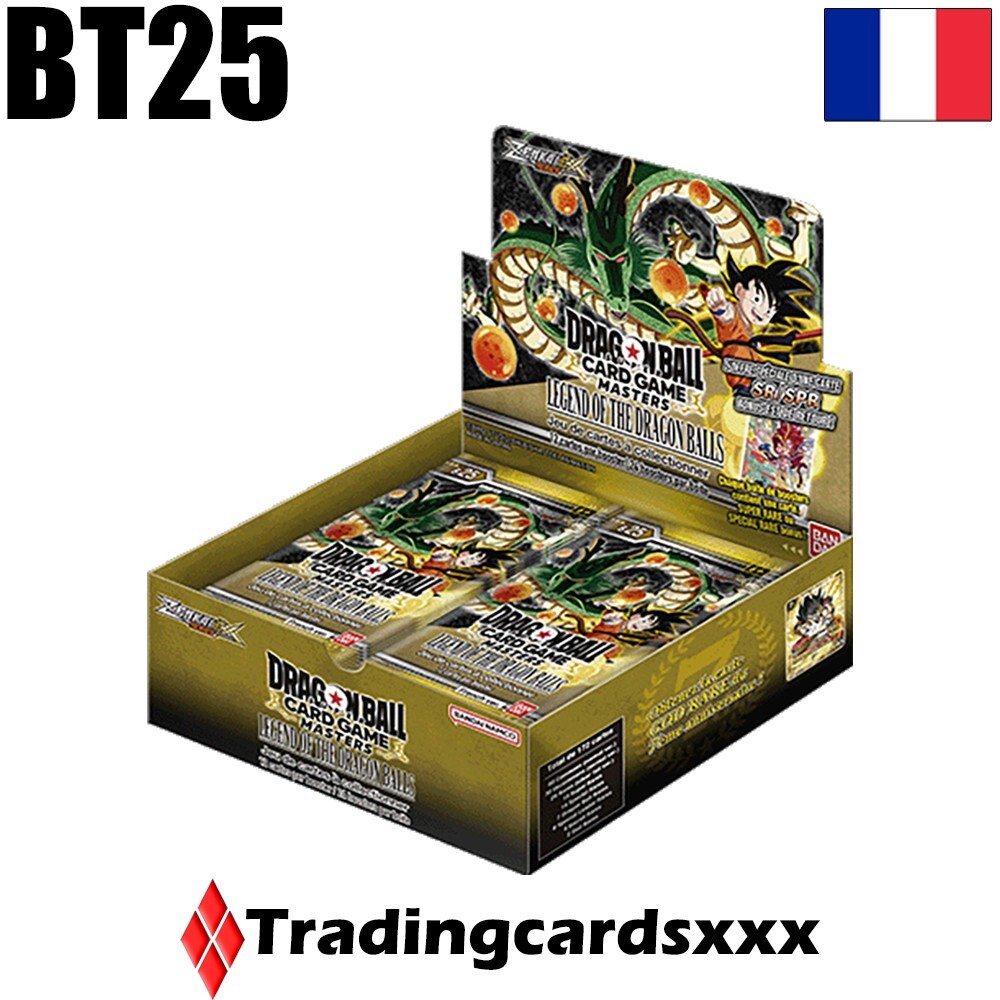 Dragon Ball Super - Display / Boite 24 boosters B25: Legends of the Dragon Balls