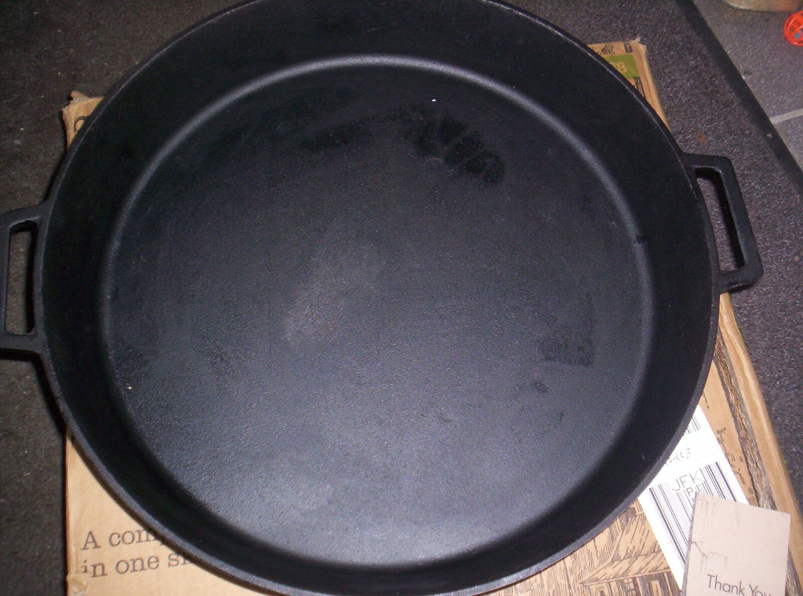 BAYOU CLASSIC 20 INCH CAST IRON SKILLET NEW!!! eBay