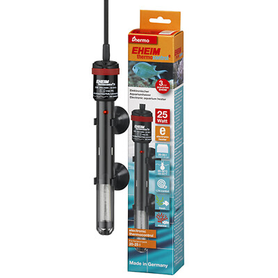 Eheim ThermoControl Aquarium Heater 25 Watts Automatic Dry Run Shut-Off