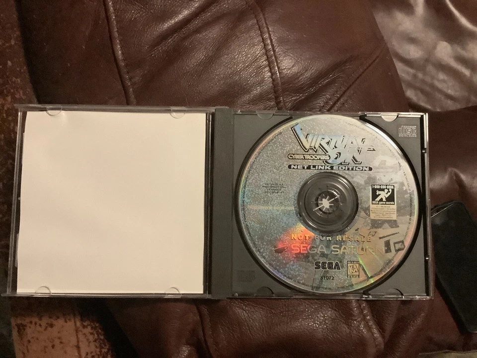 Virtual On Cyber Troopers Net Link Edition Sega Saturn 1995 Complete in Case - Image 4 of 4