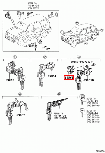 Genuine LandCruiser 100 Series UZJ HDJ Tailgate Lock Barrel Trim Surround Bezel - Picture 5 of 11