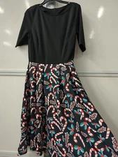 Un-Branded Chritmas Dress 3/4 Sleeve with Pockets SZ S