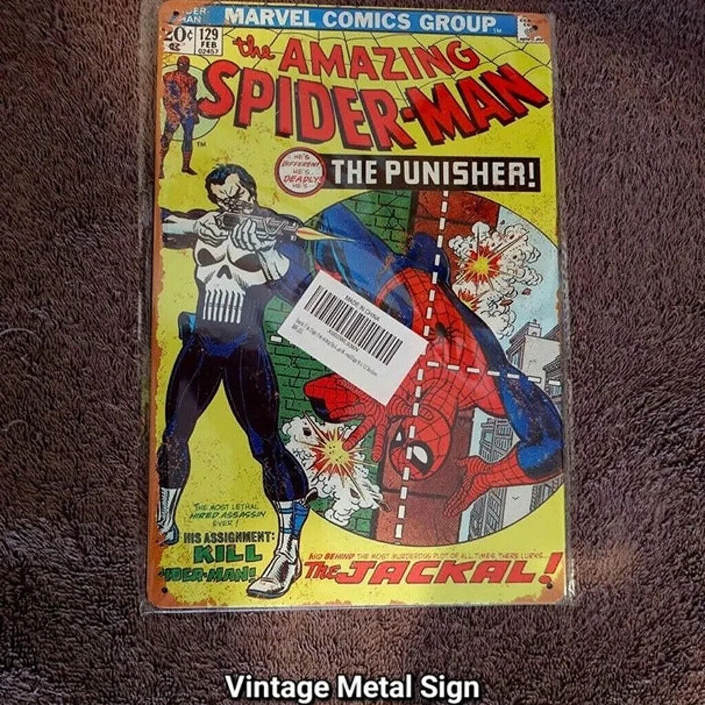 Marvel - The Punisher  Collectible retro metal signs for your wall