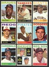 1964 Topps Baseball 1 - 250  -Complete Your Set -PRICING BASED ON CONDITION