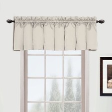 United Curtain Metro Woven Straight Valance, 54 by 16-Inch