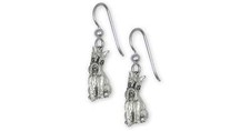 Schnauzer Jewelry Sterling Silver Handmade Schnauzer Earrings SN231X-E