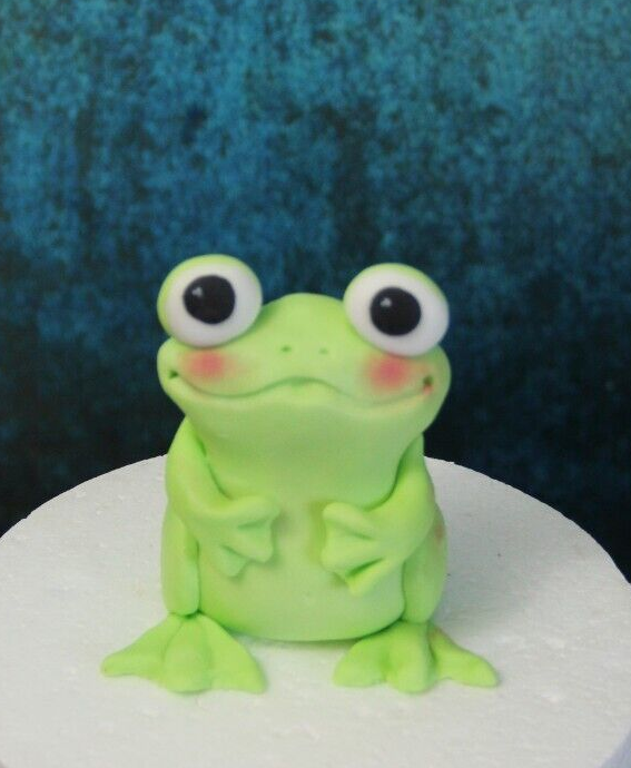 FROG edible handmade cake topper UK