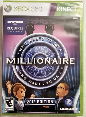 WHO WANTS TO BE A MILLIONAIRE 2012 EDITION XBOX 360 KINECT BRAND NEW SHIPS FAST 