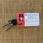 NOS Porsche 911 964 993 Spare Door Handle Ignition Key GENUINE DOM Tag Lock