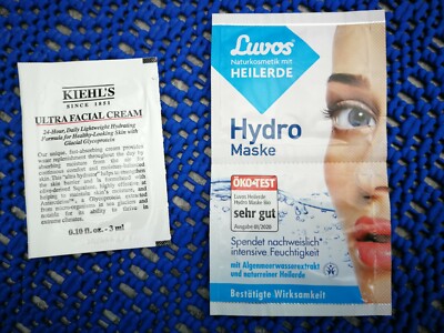   LUVOS HYDRO MASKE 2 x 7,5 ml UND KIEHLS ULTRA FACIAL CREAM 3 ml  