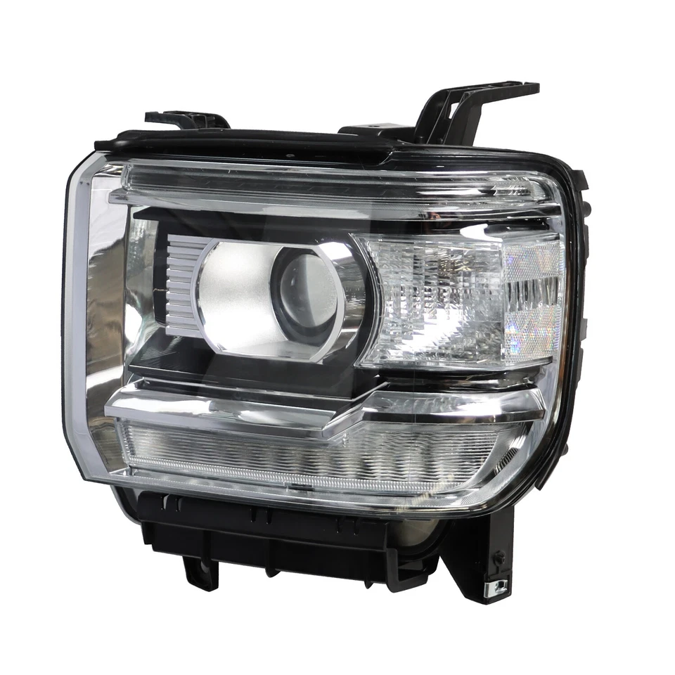 Juego de faros PARA 2014-2018 GMC Sierra 1500 2015-2019 Sierra 2500 HD 3500 HD Foto 4 de 4