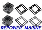3" Exhaust Spacer / Riser Kit for Mercruiser V6 & V8 93320A13 93320A3 93322A6