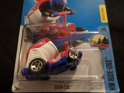 HW HOT WHEELS 2017 HW RIDE-ONS #1/5 BOOM CAR HOTWHEELS VHTF