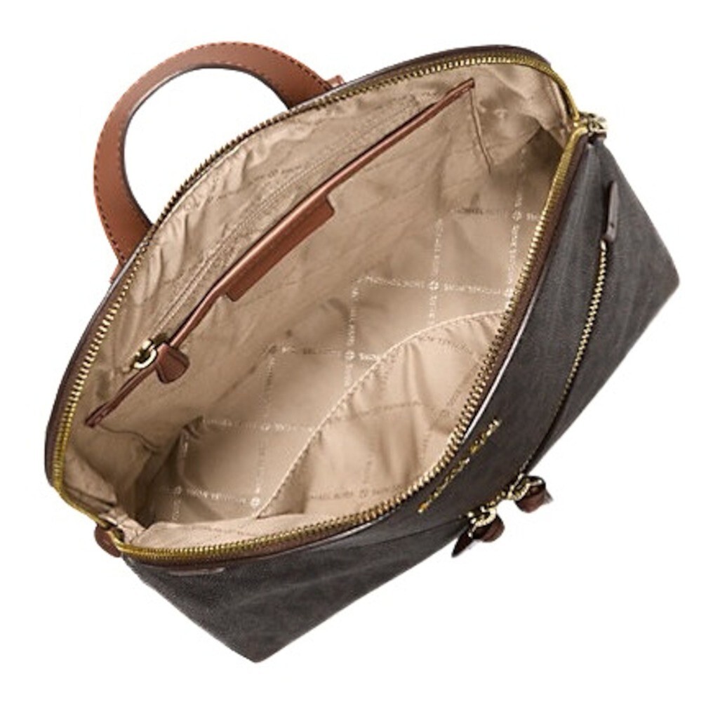 MICHAEL Michael Kors Dallas Medium Logo Brown/Luggage  display picture 1