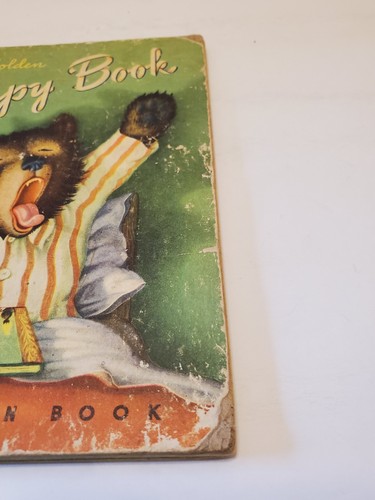 Vintage ~ Ein kleines goldenes Buch "Das goldene Schlafbuch" F-Ausgabe 1948 ~ unser # T5310 - Bild 4 von 14