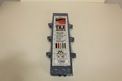 Master Mark Plastics Armadillo Interlocking Plastic Tile Bevels Steel Blue Set 4