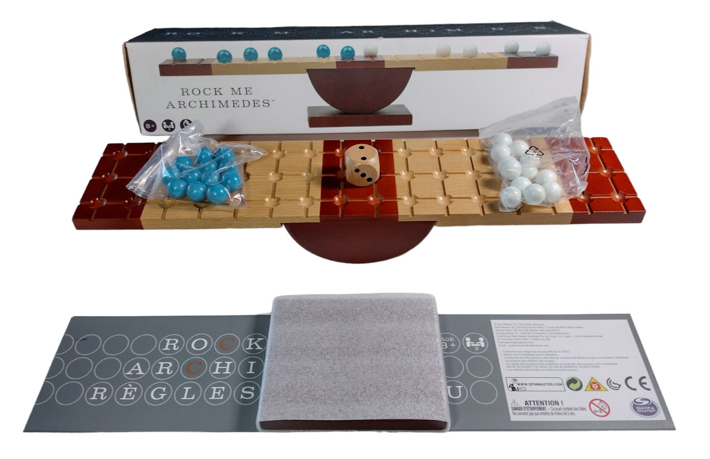 Rock Me Archimedes Game Balancing Board Game Marbles 778988159132 eBay