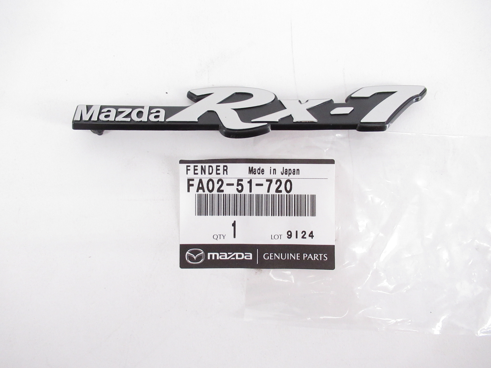 2011-2014 Mazda Rear Lift Gate Chrome MAZDA Nameplate Emblem