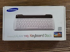 Samsung ECR-K14AWEGXAR White QWERTY Keyboard Dock for Galaxy Tab-10.1