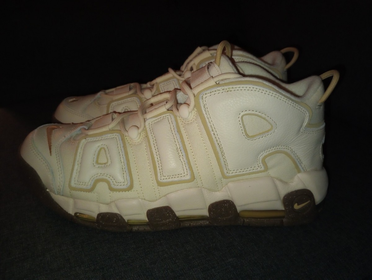 Nike Air More Uptempo '96 Mid Coconut Milk/ Team Gold Size Nike Air More Uptempo '96 Mid Coconut Milk/ Team Gold Size