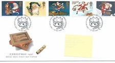 GB - PORTADA PRIMER DÍA - FDC - COMMEMS - 1997 - NAVIDAD - Pmk PB