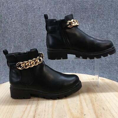 Steve Madden Boots Womens 5 Amulet Chain Chelsea Ankle  display picture 1