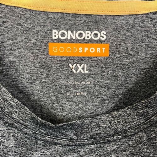 Bonobos Men's Goodsport Heather Gray Athletic Performance Wear Long Sleeve- XXL - Picture 3 of 6
