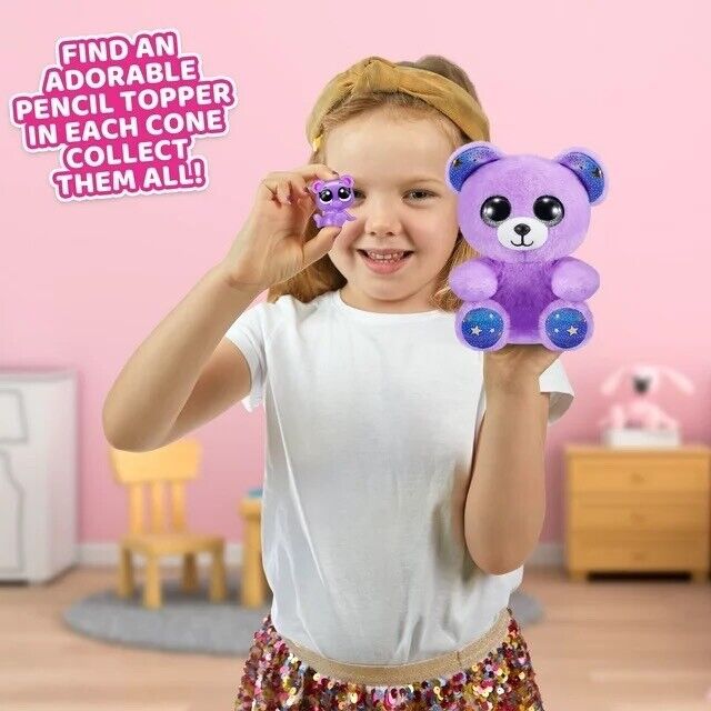 Zuru Coco Surprise Cone Silvy The White Plush Puppy Animal Zuru Coco Surprise Cone Silvy The White Plush Puppy Animal
