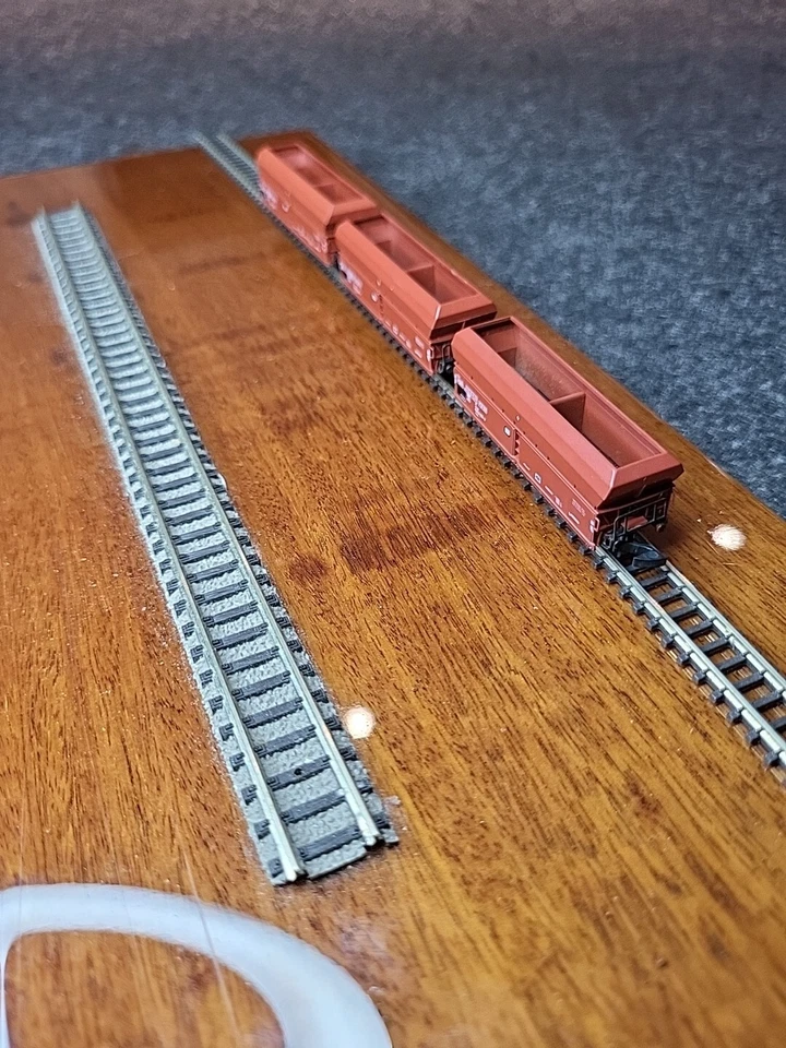 Custom Set Of (3) Marklin 8630 Z Scale DB German Federal Railroad Hopper Car  - Image 4 of 4