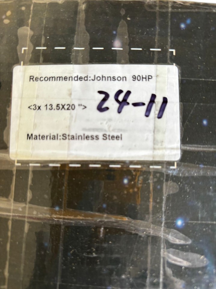 13.5*20P raker 13 spline Stainless Boat propeller for yamaha and OMC 70 ...