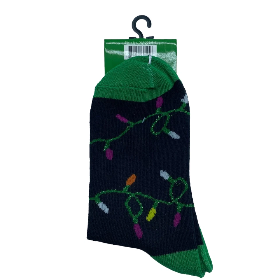 NUEVO Mujeres Navidad Papá Noel Vacaciones Luces Coloridas Pingüinos Talla 9-11 Nuevo con Etiquetas Foto 4 de 4