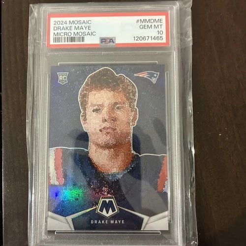 2024 DRAKE MAYE PANINI MOSAIC MICRO MOSAIC PSA 10