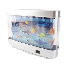 Mini Fake Fish Tank Lamp With Moving Fish For Kids Bedroom Premium
